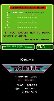 PlayChoice-10: Gradius screen shot title